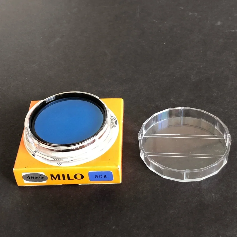 Milo 49mm 80B Camera Blue Lens Filter Japan New